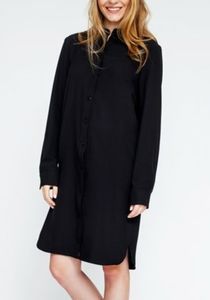 Button-up shirt dress